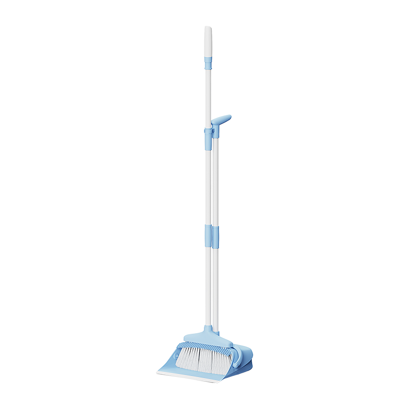 35' Standing Broom and Dustpan Set