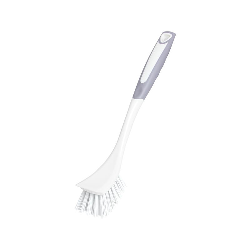 Dish Brush with Built-in Scraper