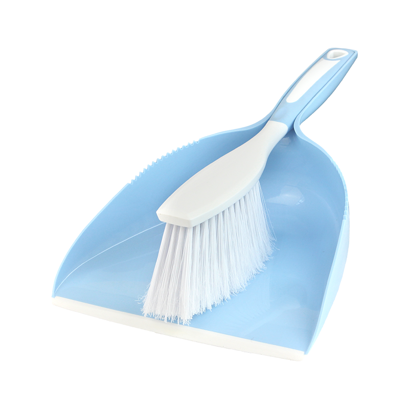 Mini Dustpan and Brush Set with TPR Handle