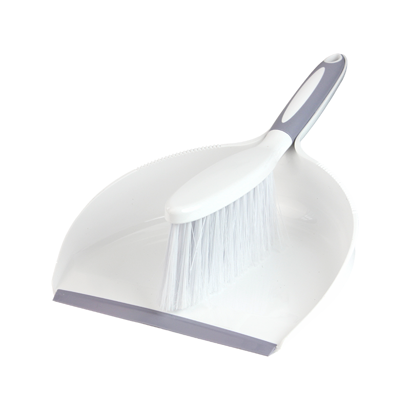 Mini Dustpan and Brush Set with TPR Handle